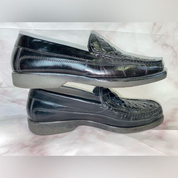 Florsheim Braided Brazilian Leather Loafers Size 10.5D main image 6